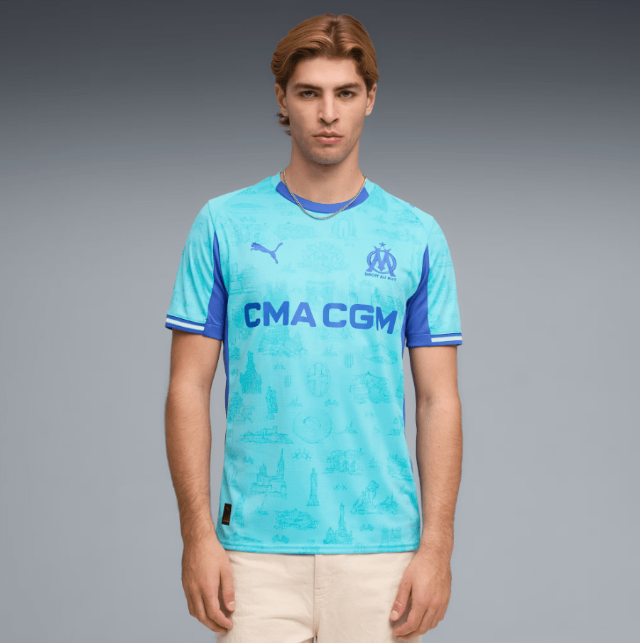 OM OLYMPIQUE MARSEILLE SPEZIALAUSGABE Torwarttrikot Herren 25 / 26