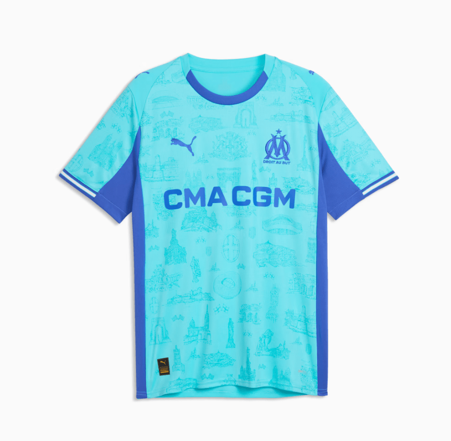OM OLYMPIQUE MARSEILLE SPEZIALAUSGABE Torwarttrikot Herren 25 / 26