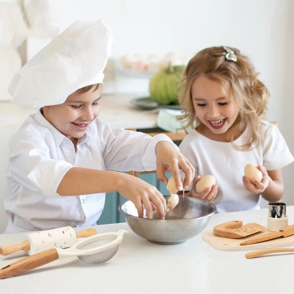 Montessori Children's Wooden Kitchen Knife Learning Set