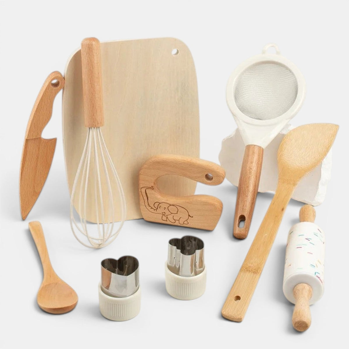 Montessori Children's Wooden Kitchen Knife Learning Set
