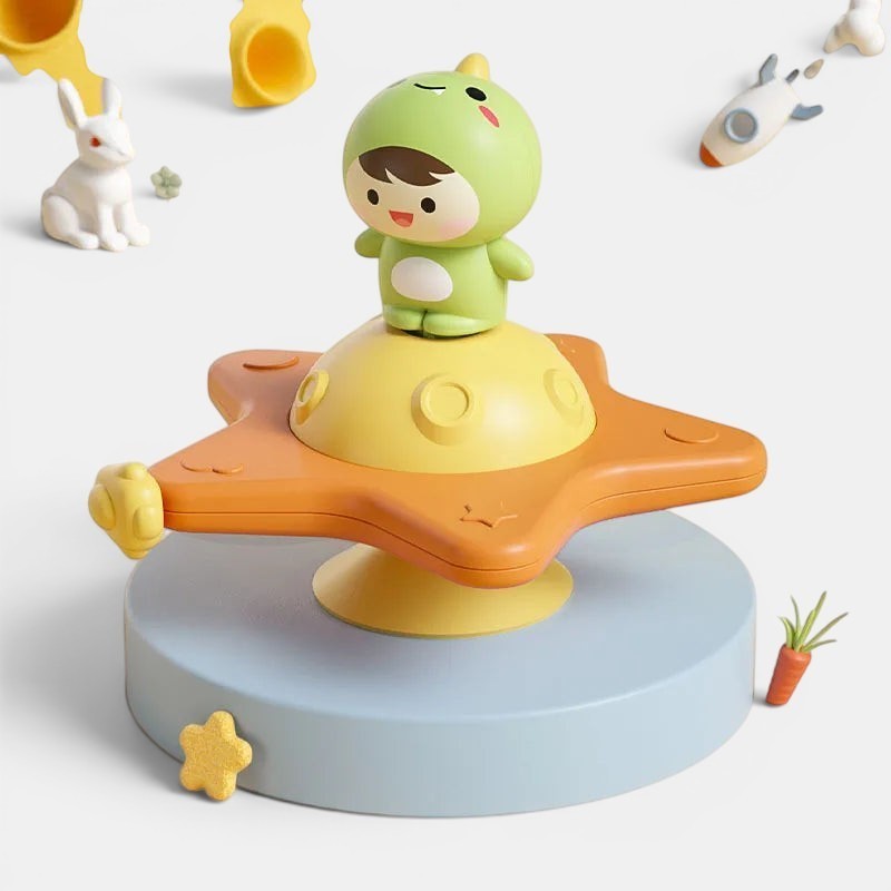 Montessori Suction-Cup Sensory Spinner Toy