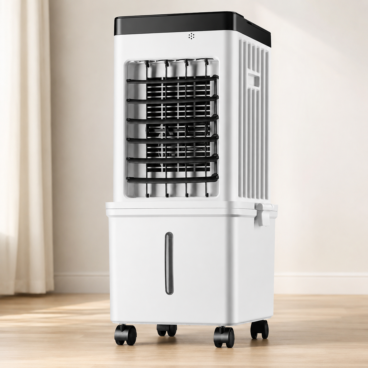 Tragbarer 3-in-1 Verdunstungsluftkühler mit 12-Stunden-Timer