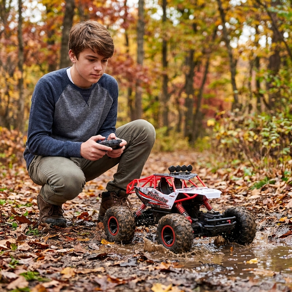 1:12 4WD RC Off-Road Truck with Two Rechargeable Batteries