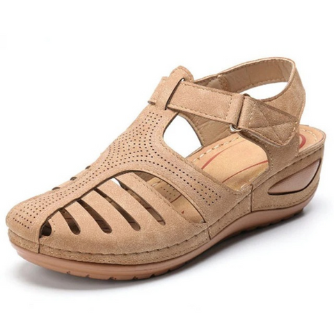 Damen Sandalen mit Fußgewölbeunterstützung Leicht Anti-Rutsch Walking Stil