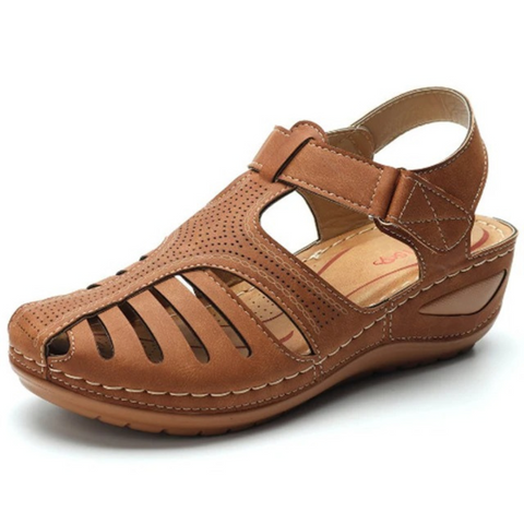 Damen Sandalen mit Fußgewölbeunterstützung Leicht Anti-Rutsch Walking Stil