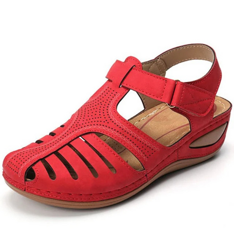 Damen Sandalen mit Fußgewölbeunterstützung Leicht Anti-Rutsch Walking Stil