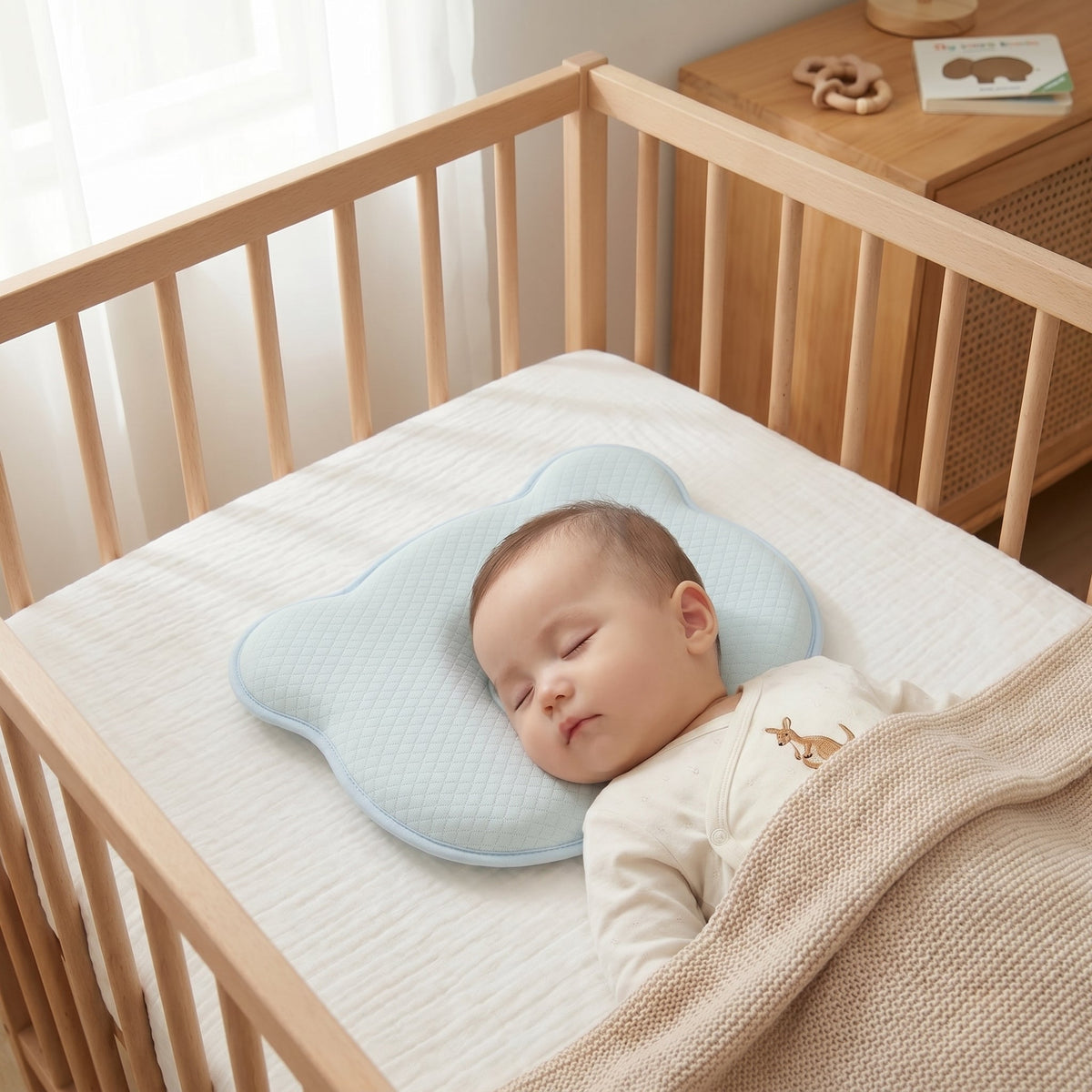 Newborn Comfort Support Pillow for Supervised Awake Time