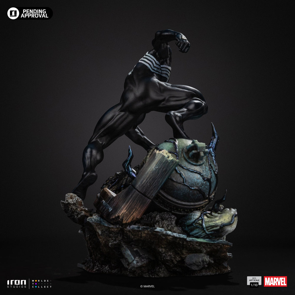 Spider-Man-in-Schwarz-Statue - Marvel Comics - BDS Art Scale 1/10 - Iron Studios - Vorbestellung