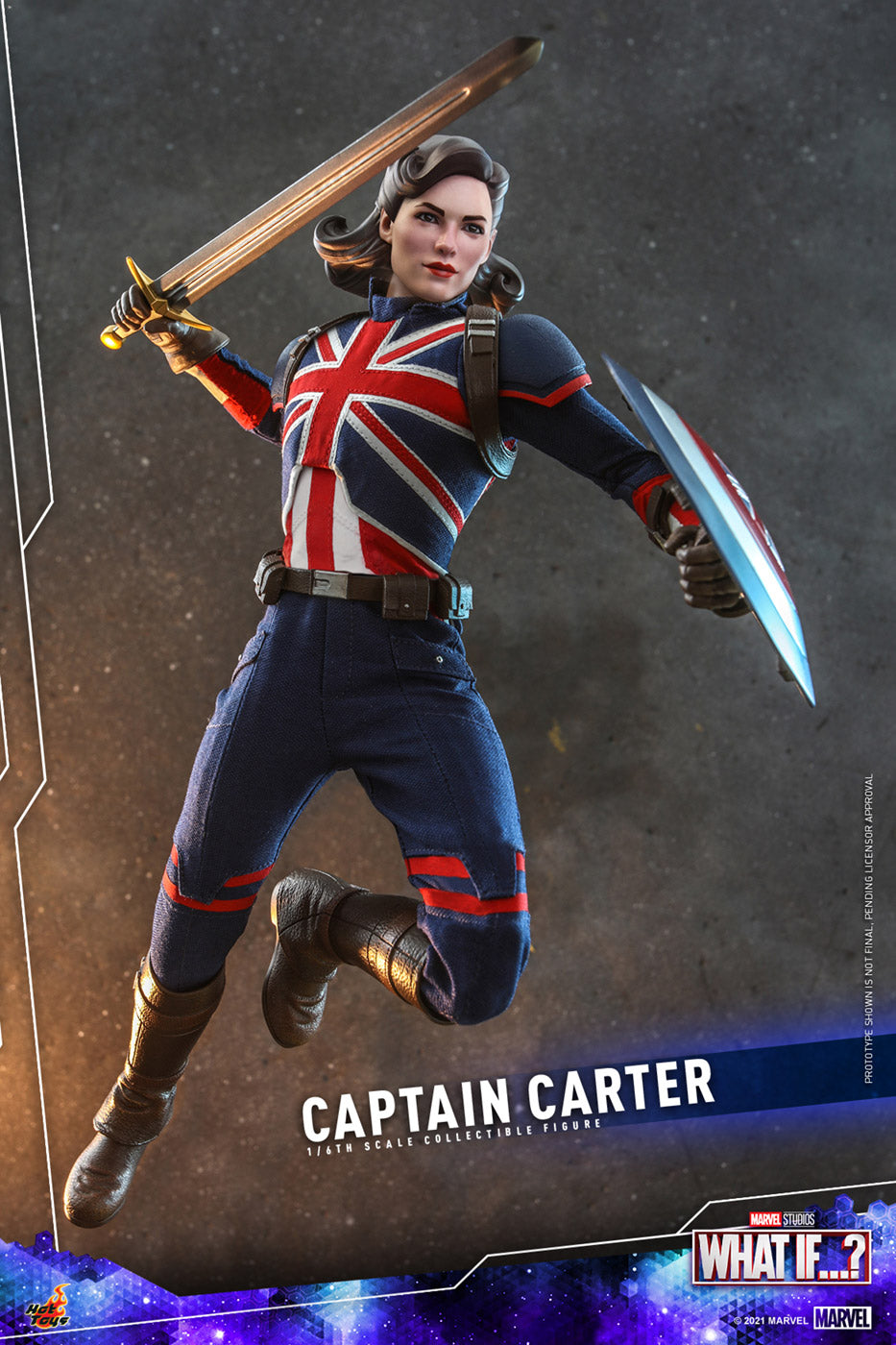 Captain Carter 1/6-Actionfigur - Hot Toys