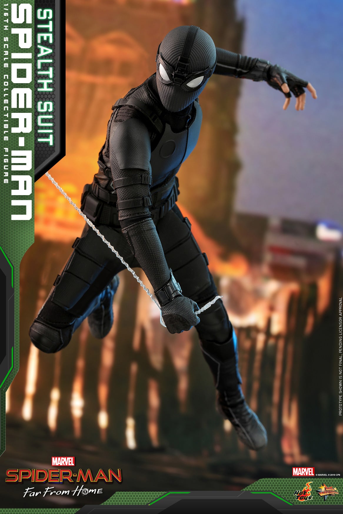 Spider-Man (Stealth Suit) 1/6 Scale Action Figure - Hot Toys