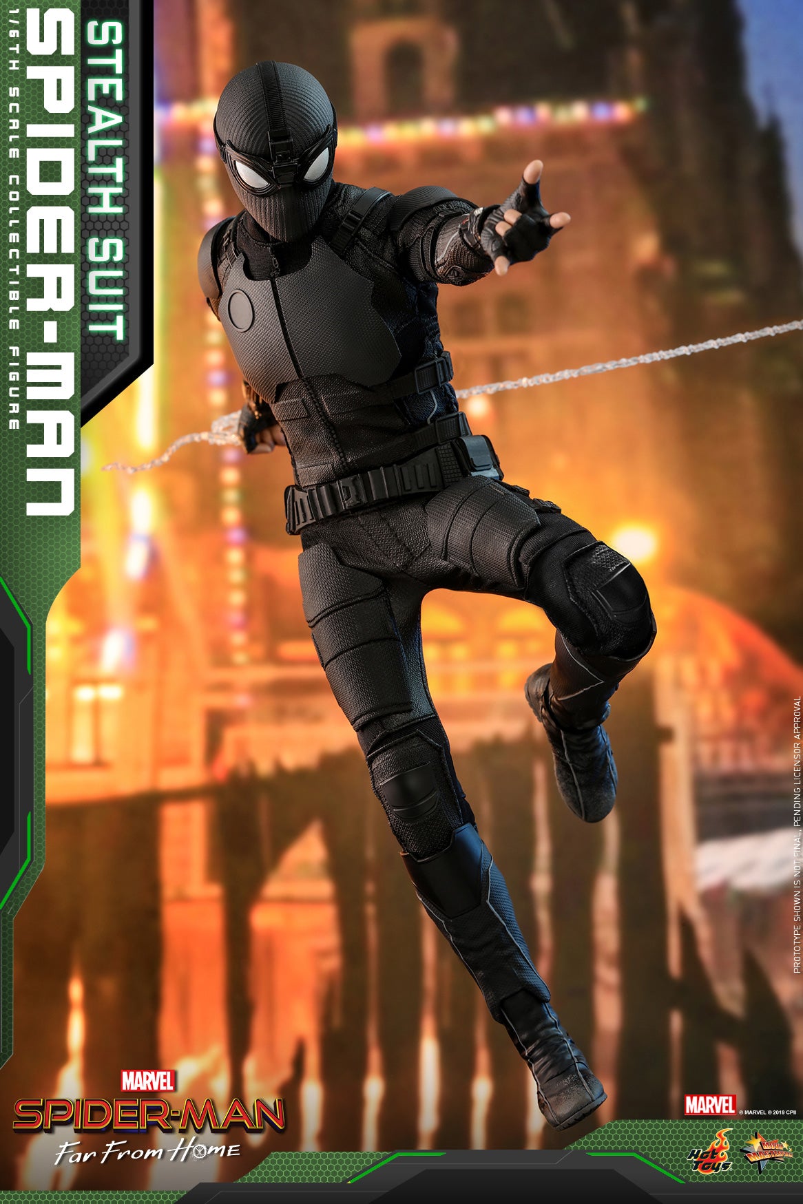 Spider-Man (Stealth Suit) 1/6 Scale Action Figure - Hot Toys