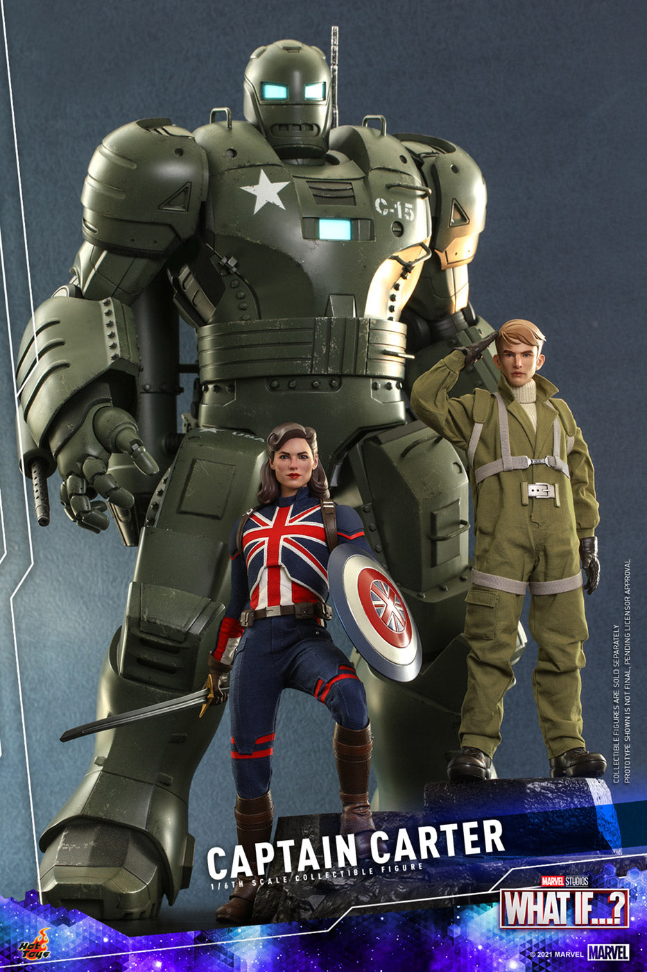 Captain Carter 1/6-Actionfigur - Hot Toys