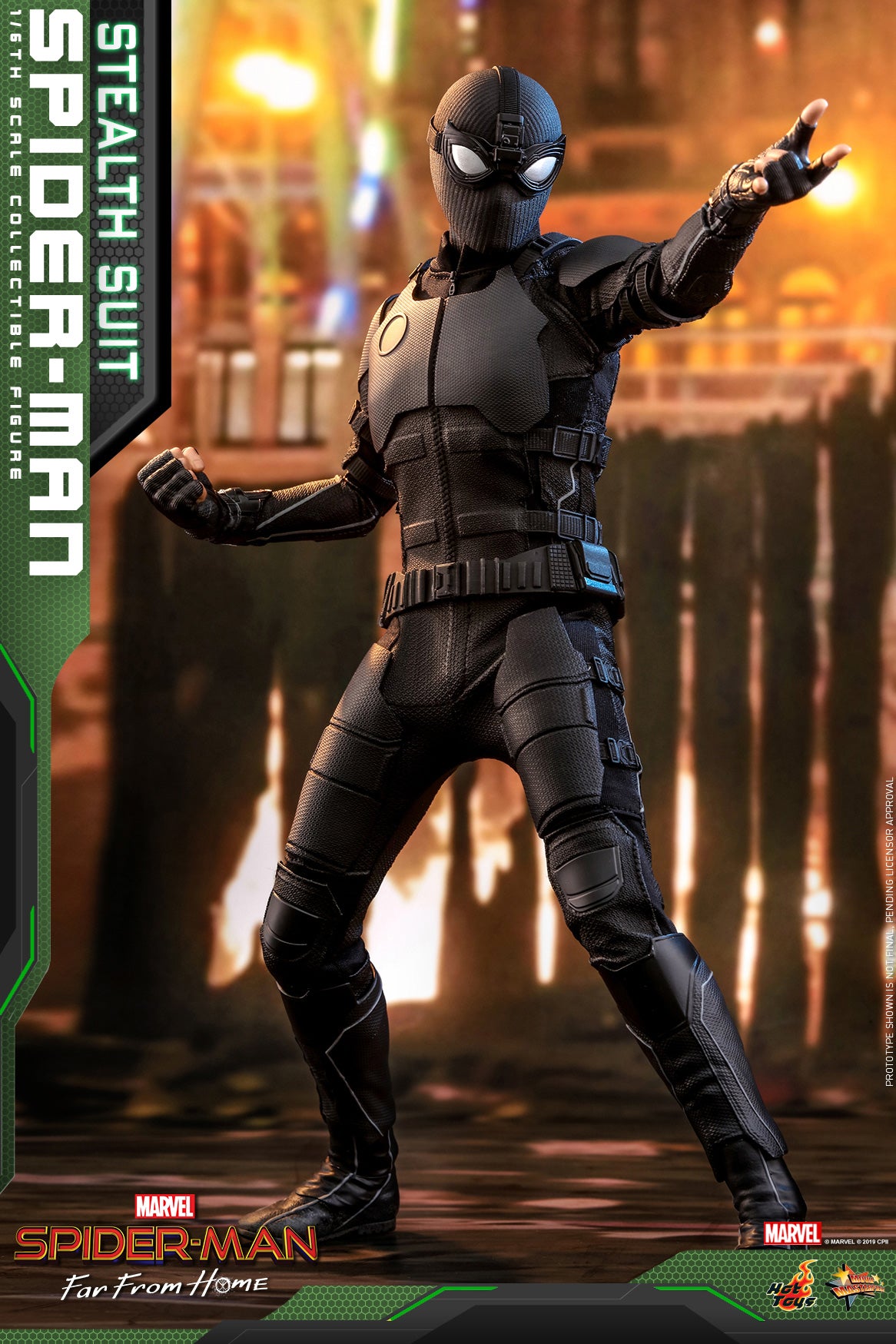 Spider-Man (Stealth Suit) 1/6 Scale Action Figure - Hot Toys
