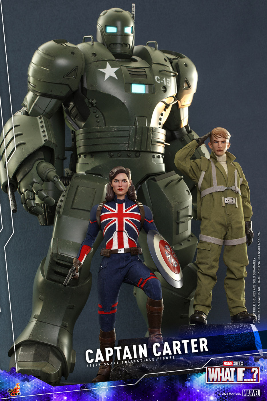 Captain Carter 1/6-Actionfigur - Hot Toys