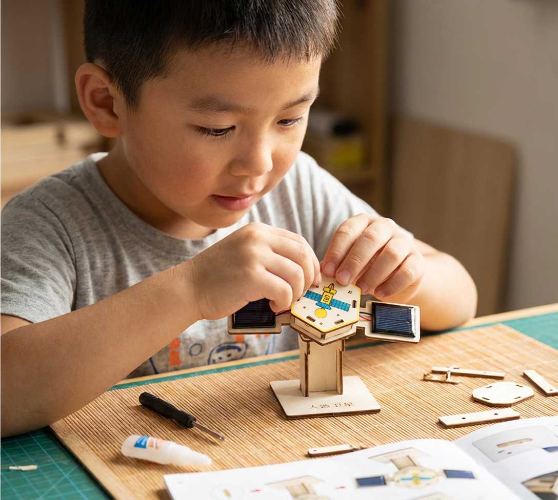 Kids' STEM Science Construction Kit, 9 Model Options