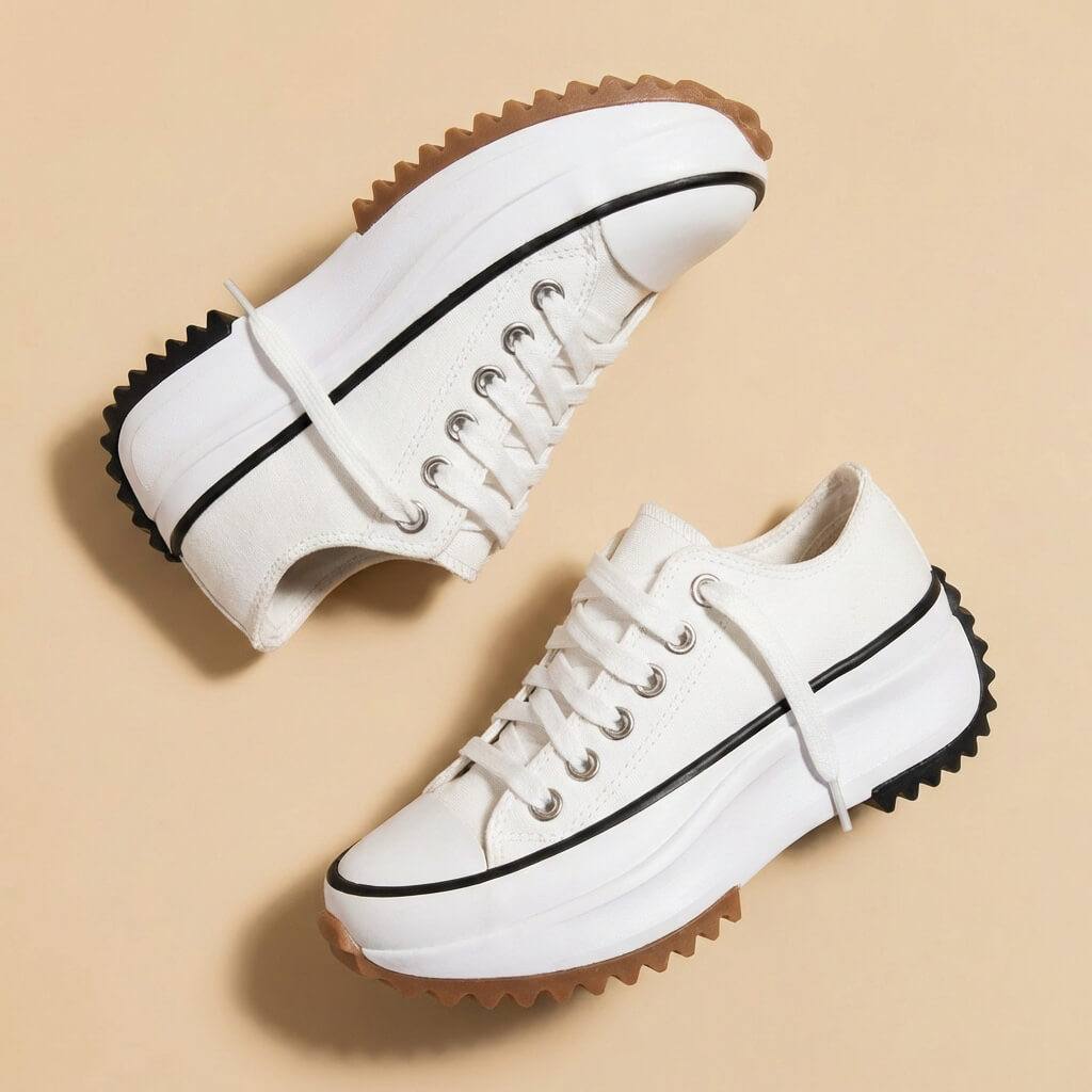 Evhone | Damen High-Top Canvas Sneakers