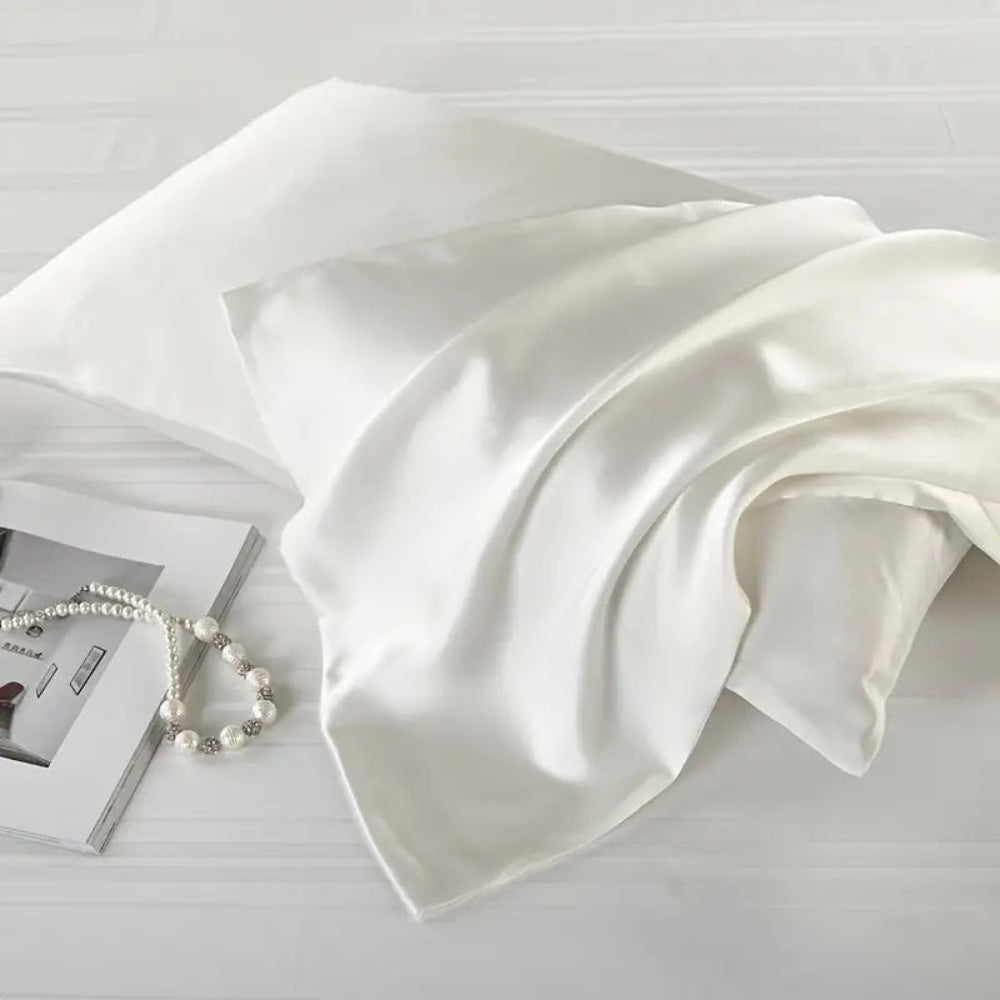 Silk Pillowcase Set for Skin & Hair - Twin Pack, Hypoallergenic