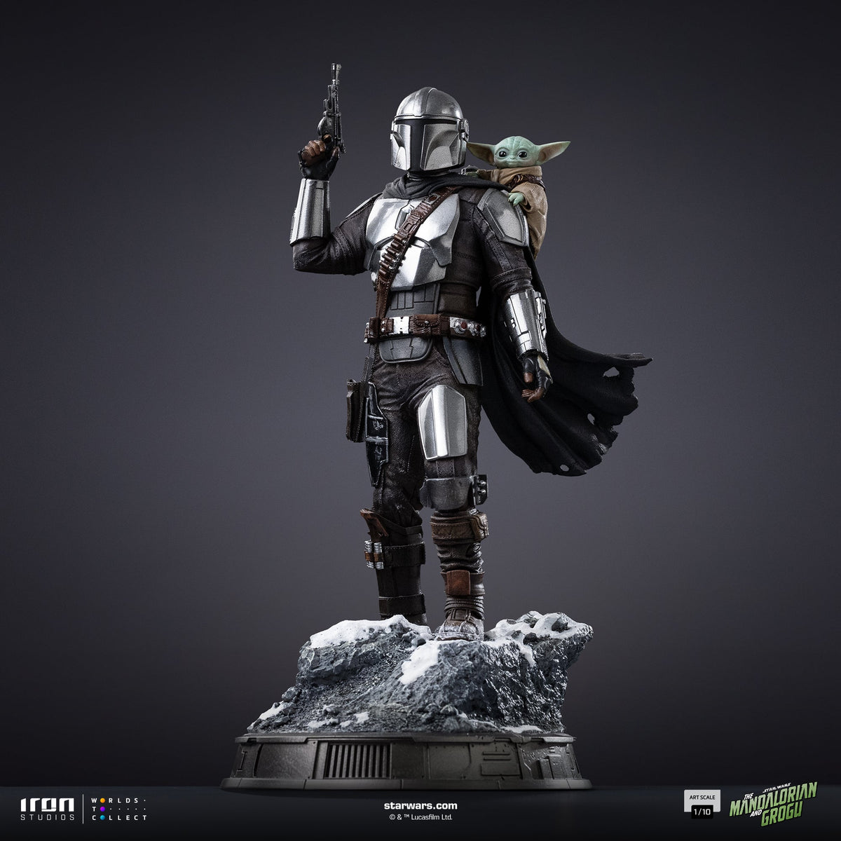 Mandalorian und Grogu Art Scale 1/10 Ausstellungsstatue - Iron Studios