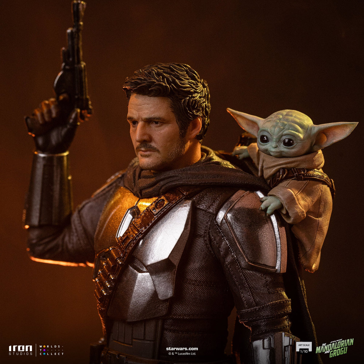 Mandalorian und Grogu Art Scale 1/10 Ausstellungsstatue - Iron Studios