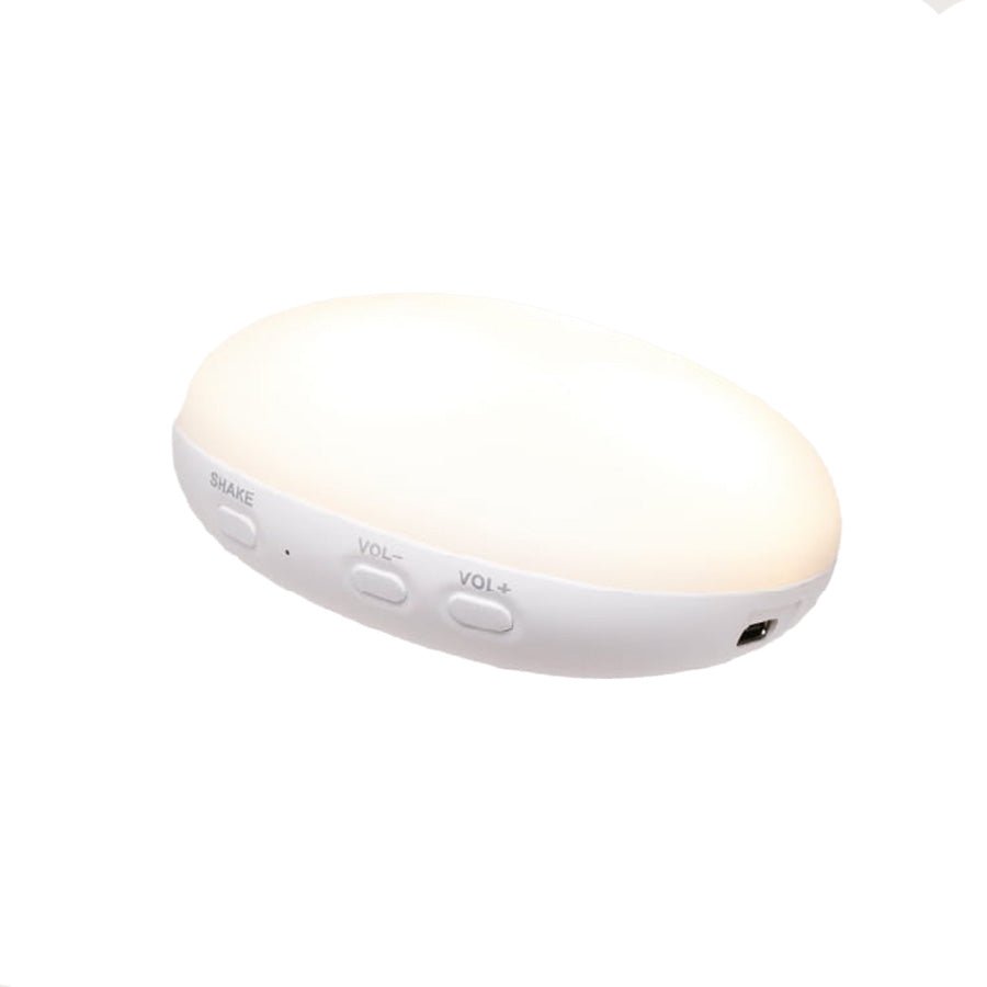Organic Cotton Humming Bunny with Night Light, Cappuccino