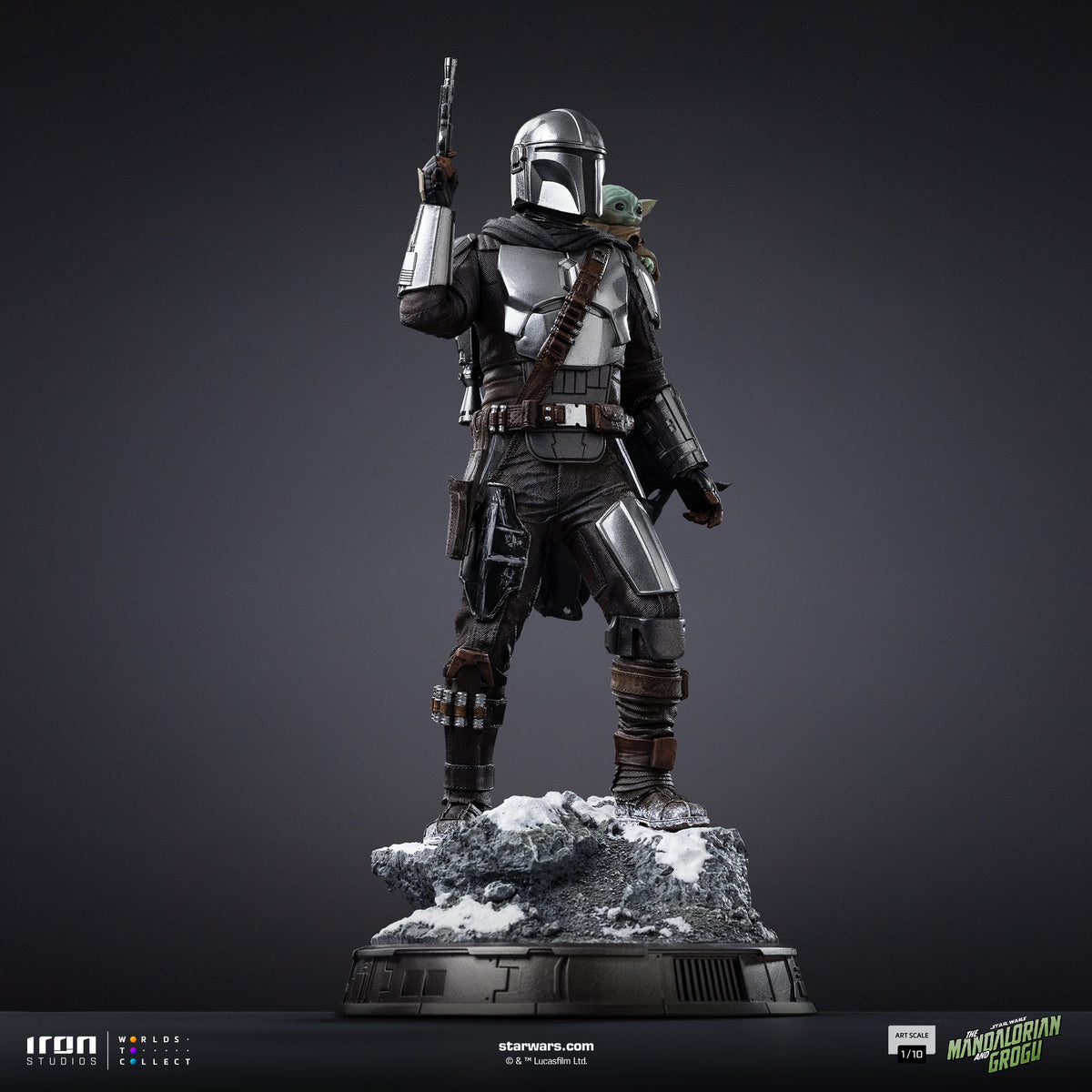 Mandalorian und Grogu Art Scale 1/10 Ausstellungsstatue - Iron Studios