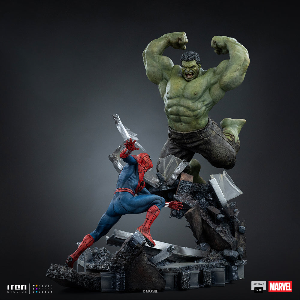 Spider-Man vs Hulk Statue - Spider-Man: Brand New Day - Art Scale 1/10 - Iron Studios - Pre-Order