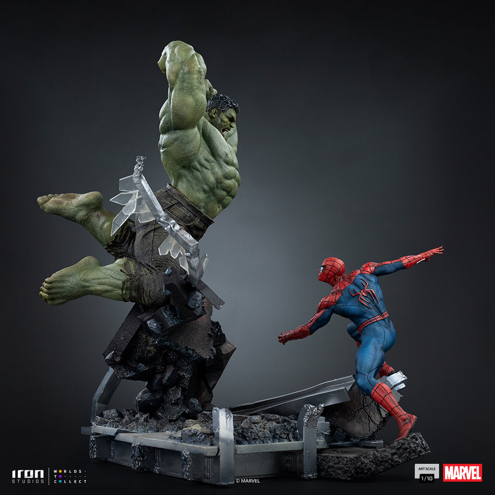 Spider-Man vs Hulk Statue - Spider-Man: Brand New Day - Art Scale 1/10 - Iron Studios - Pre-Order