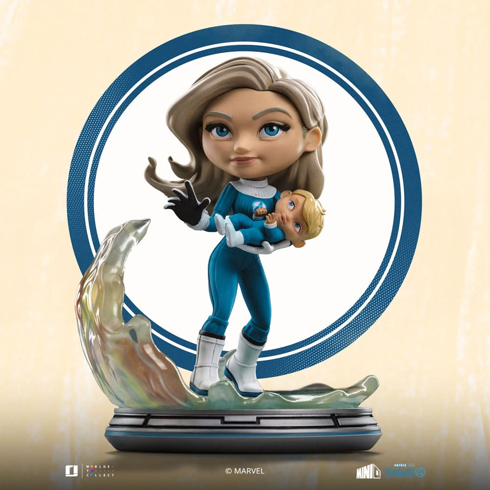 Statue MiniCo de la Femme invisible dans Les Quatre Fantastiques : Premiers pas - Iron Studios