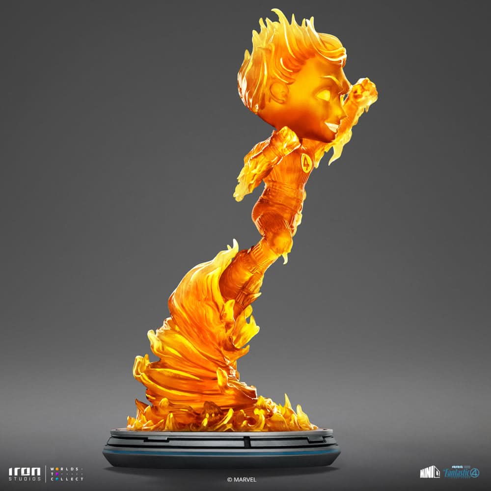 Statue MiniCo de la Torche humaine dans Les Quatre Fantastiques : Premiers pas - Iron Studios