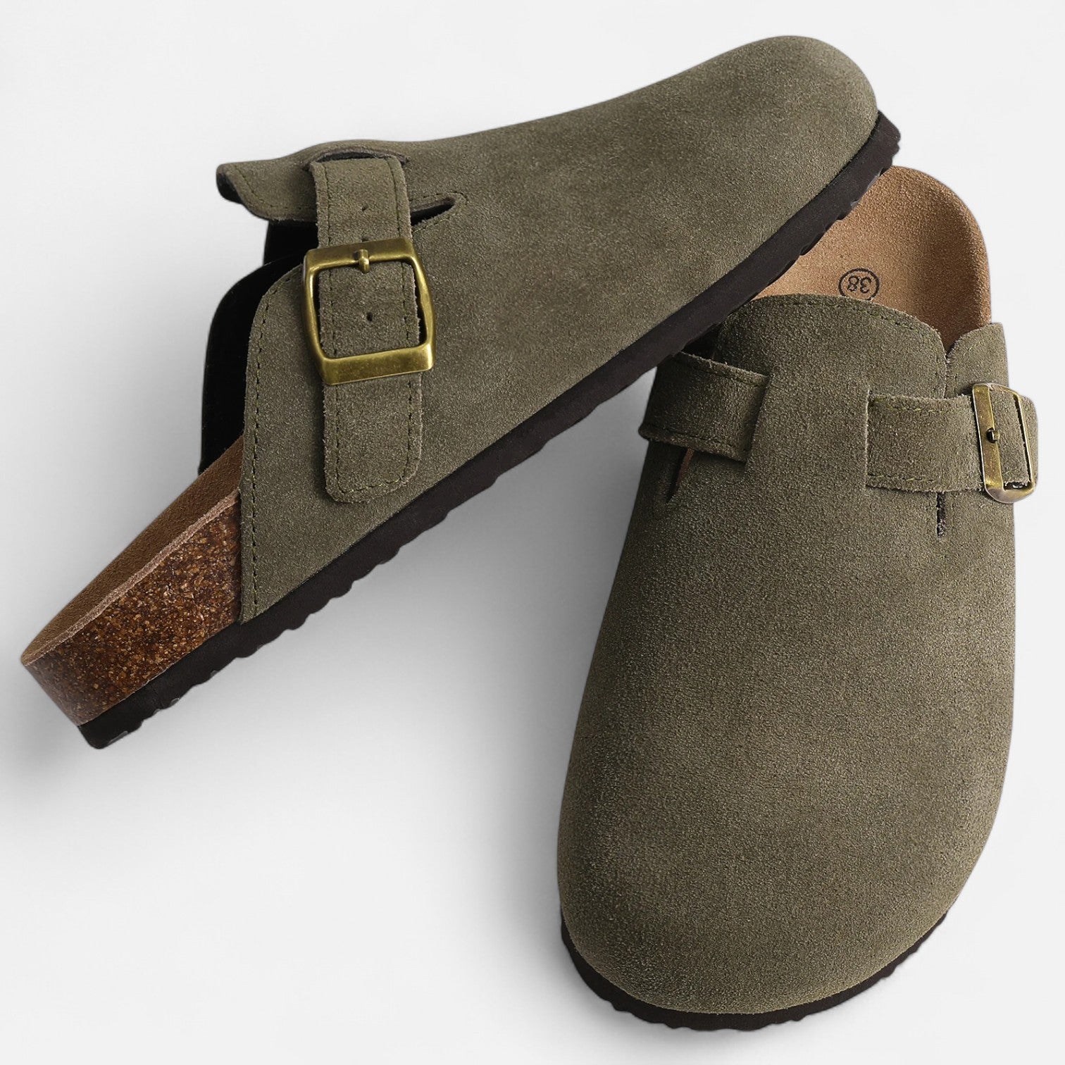Home Herren Alltag Suede Mules Skulptierte Clogs