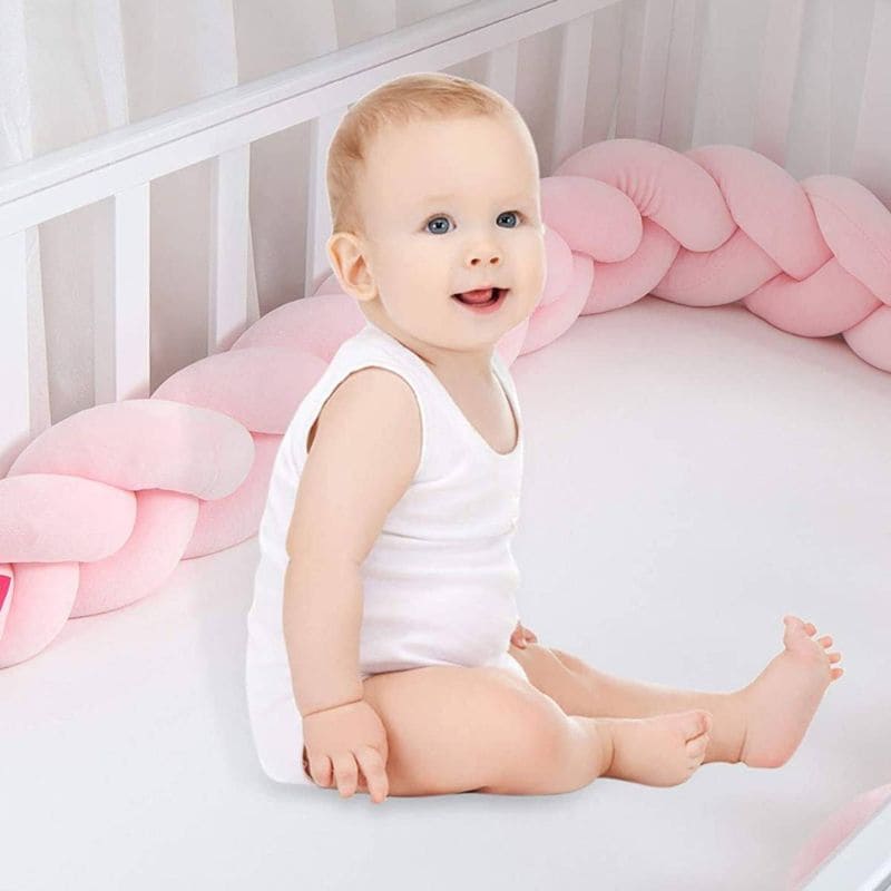 Braided Cotton Nursery Cushion, 1–4 m