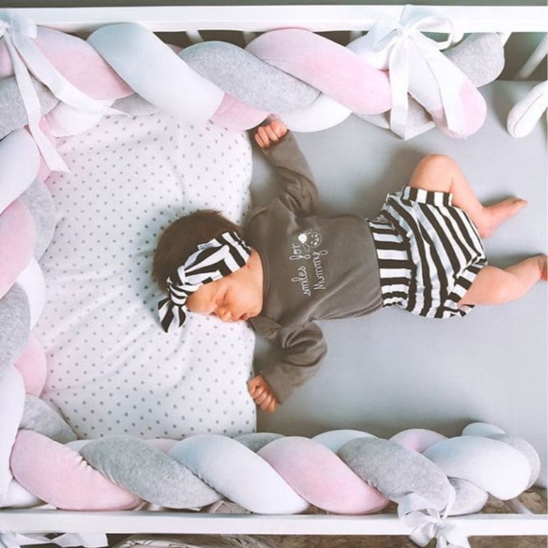 Braided Cotton Nursery Cushion, 1–4 m