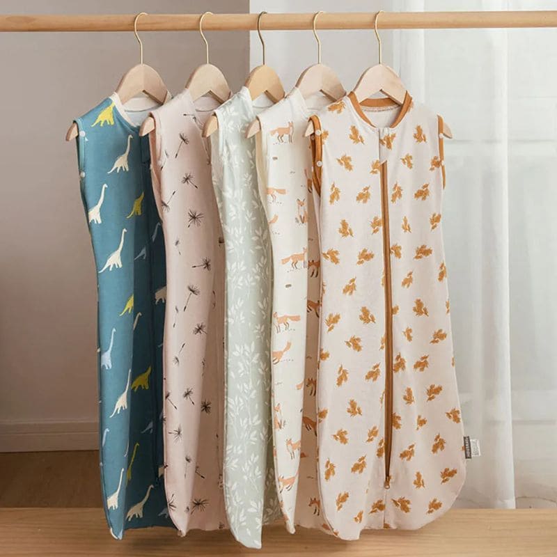 Cotton Baby Swaddle Wrap with Zip