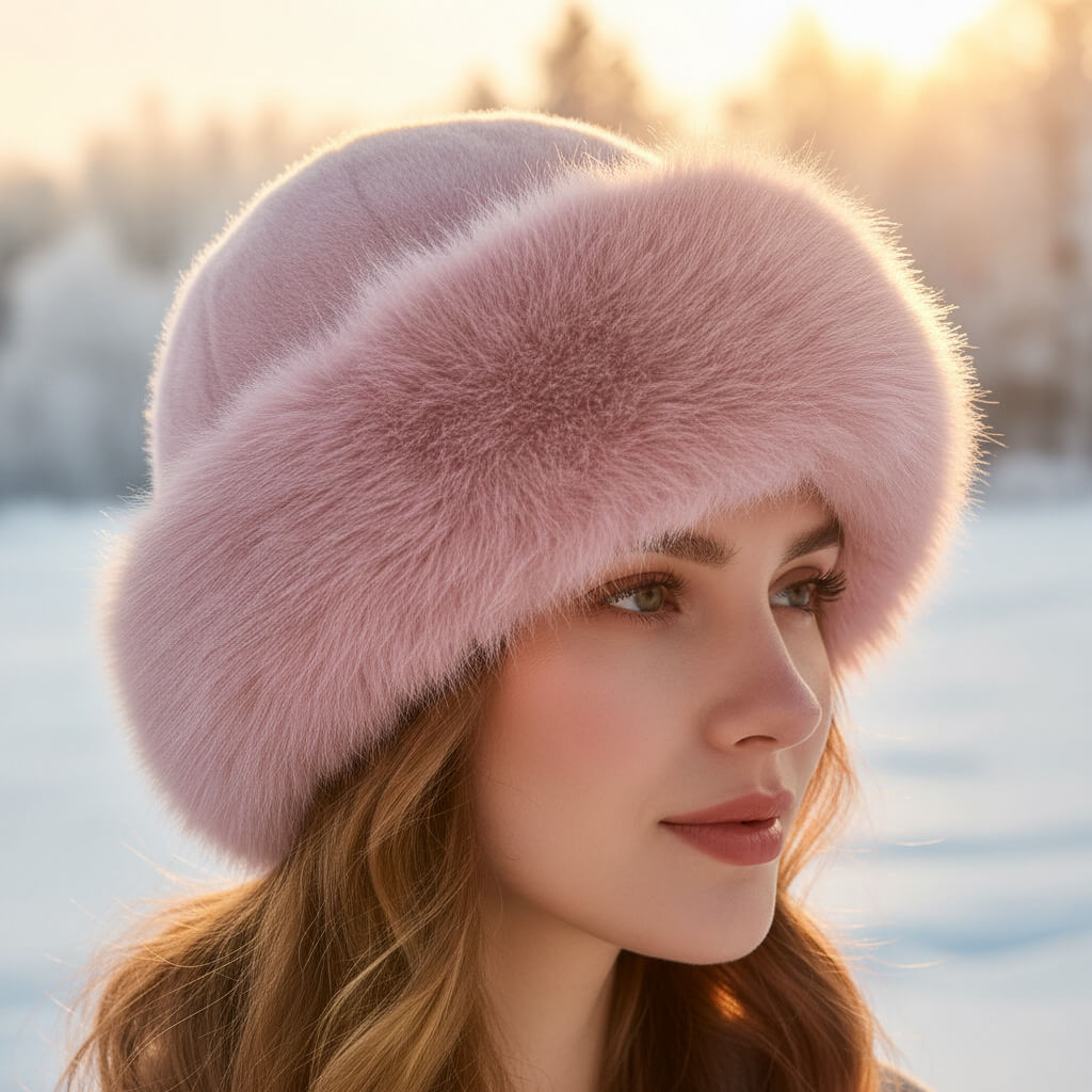  | Mirae Damen Kunstfell Wintermütze