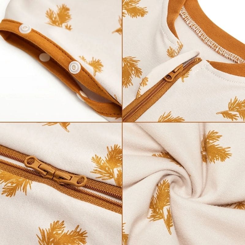 Cotton Baby Swaddle Wrap with Zip