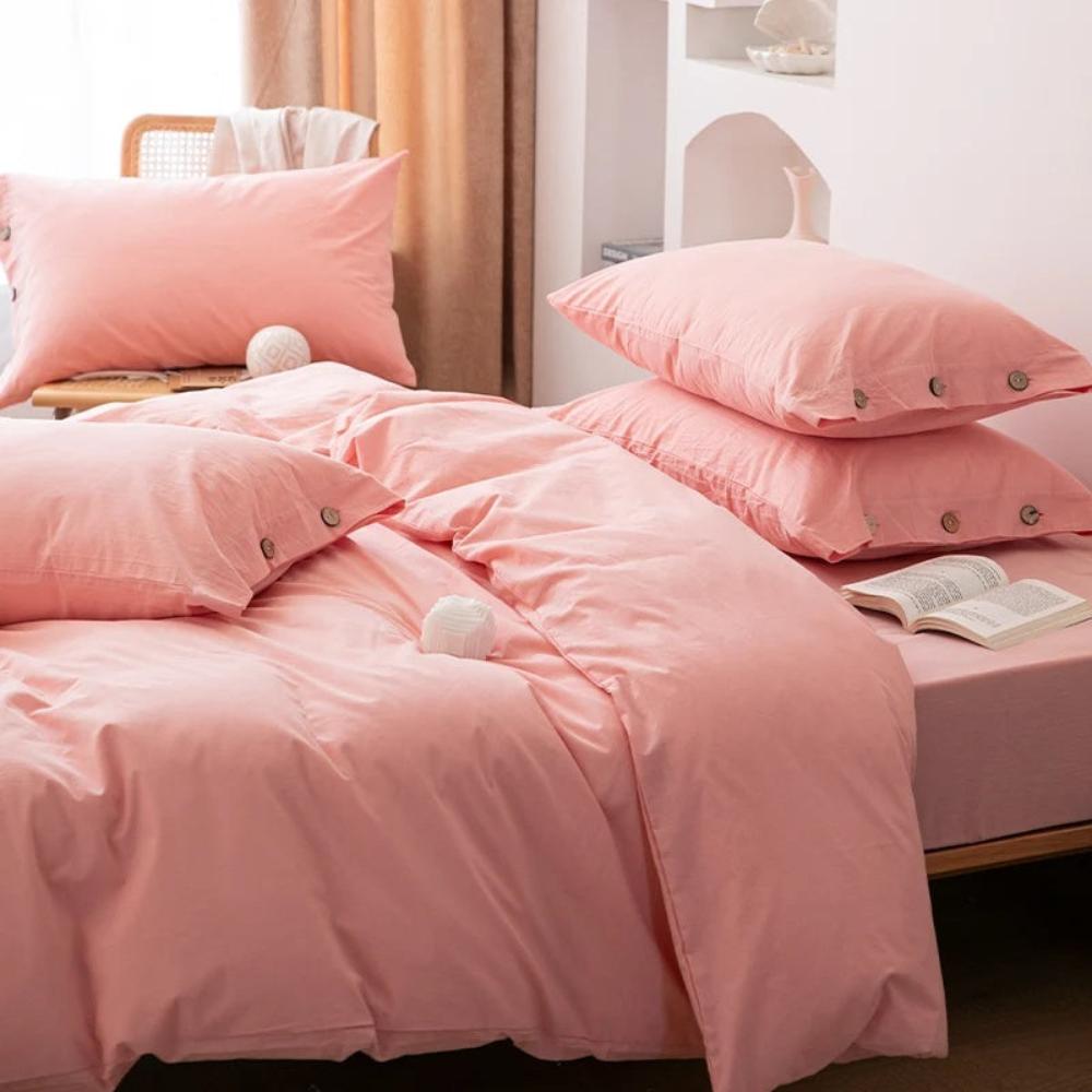 Soft Cotton Pillowcases Set of 2 - Twin Size Bed Pillow Covers