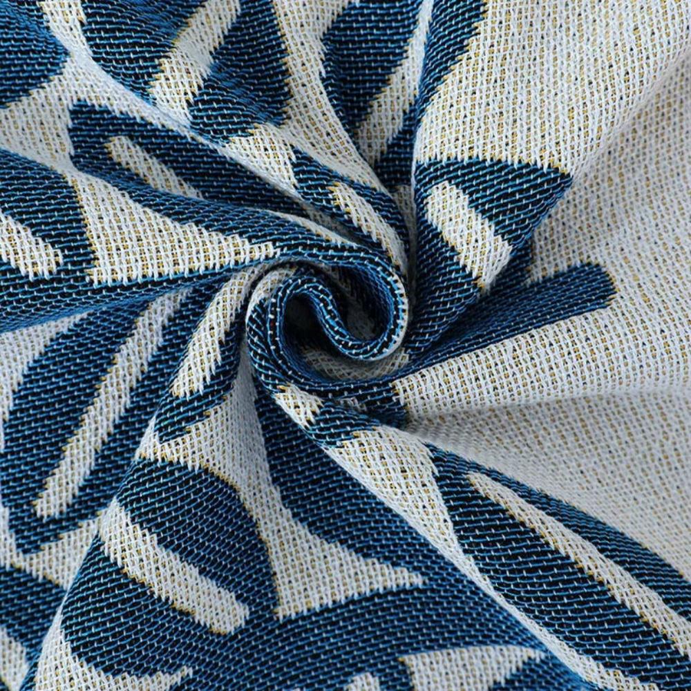 All-Season Couch Cover with Tassels - Stylish Sofa Protector