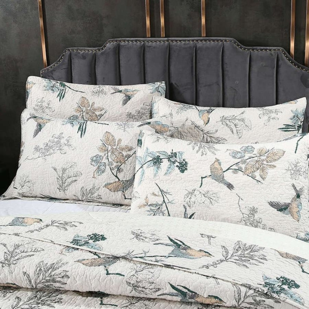 Luxuriöses Blumenbettwäsche-Set - Elegante Bettdecke für die Wohnkultur
