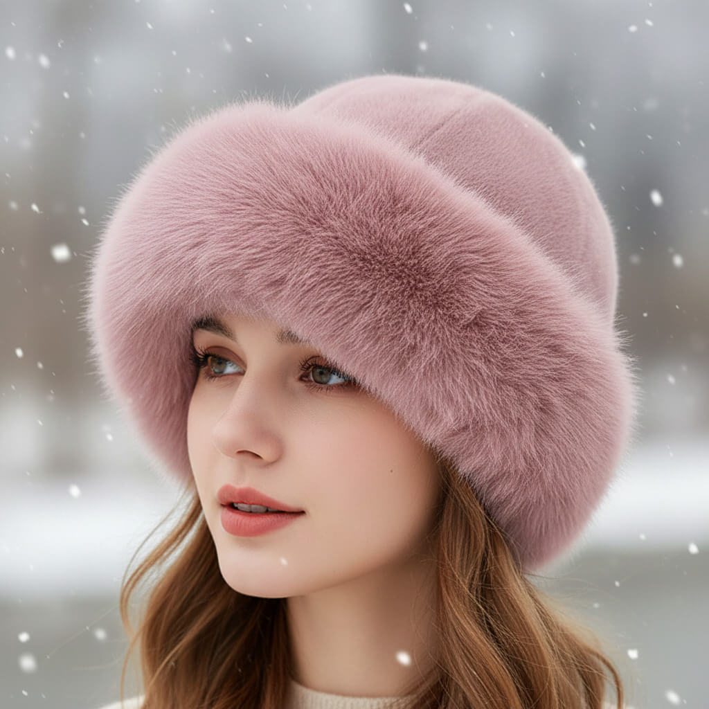  | Mirae Damen Kunstfell Wintermütze
