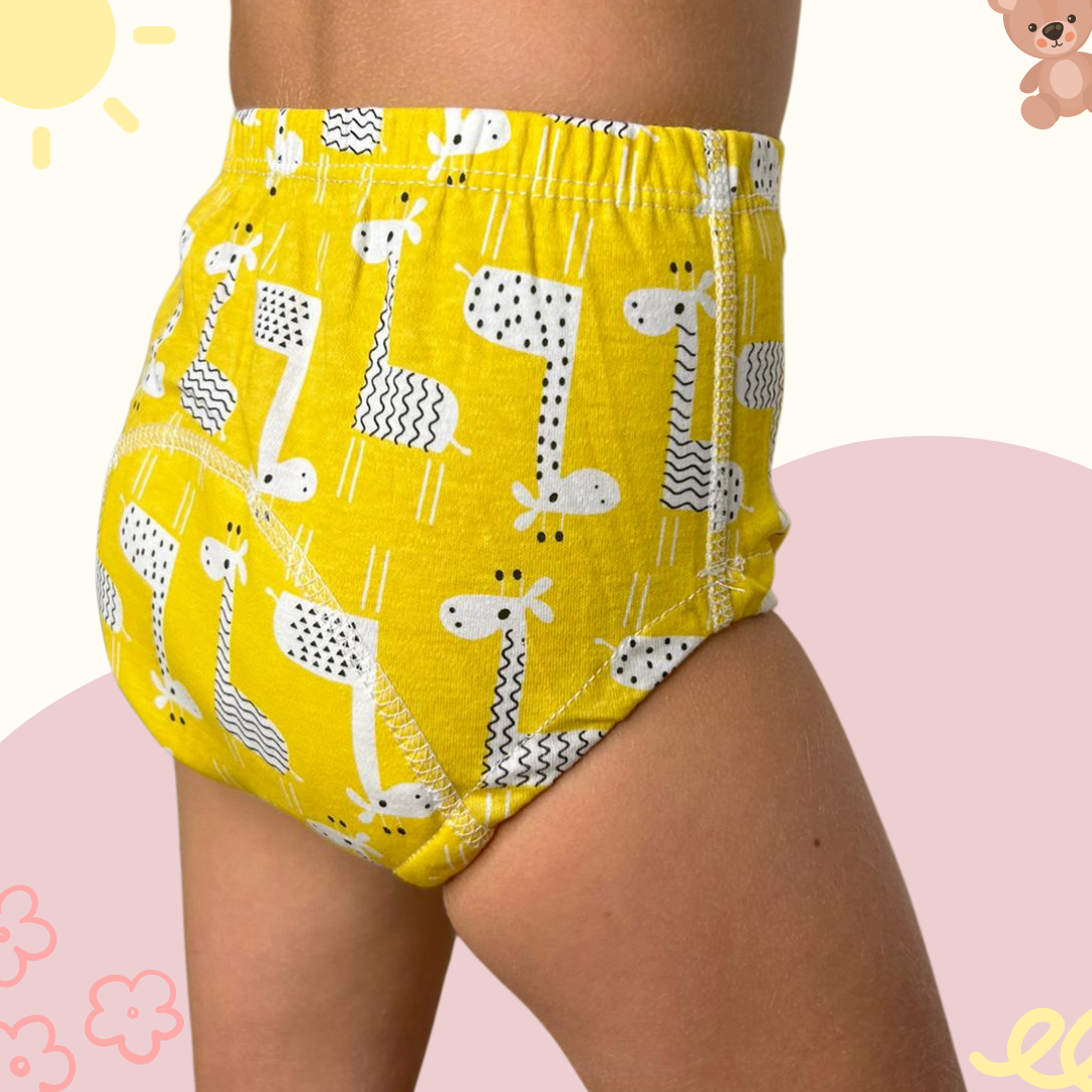 Toddler Reusable Potty-Training Pants with Absorbent Layers