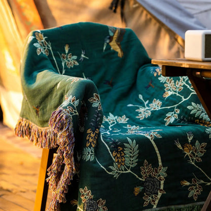 Luxury Multi-Layer Cotton Throw Blanket for Cozy Home Decor