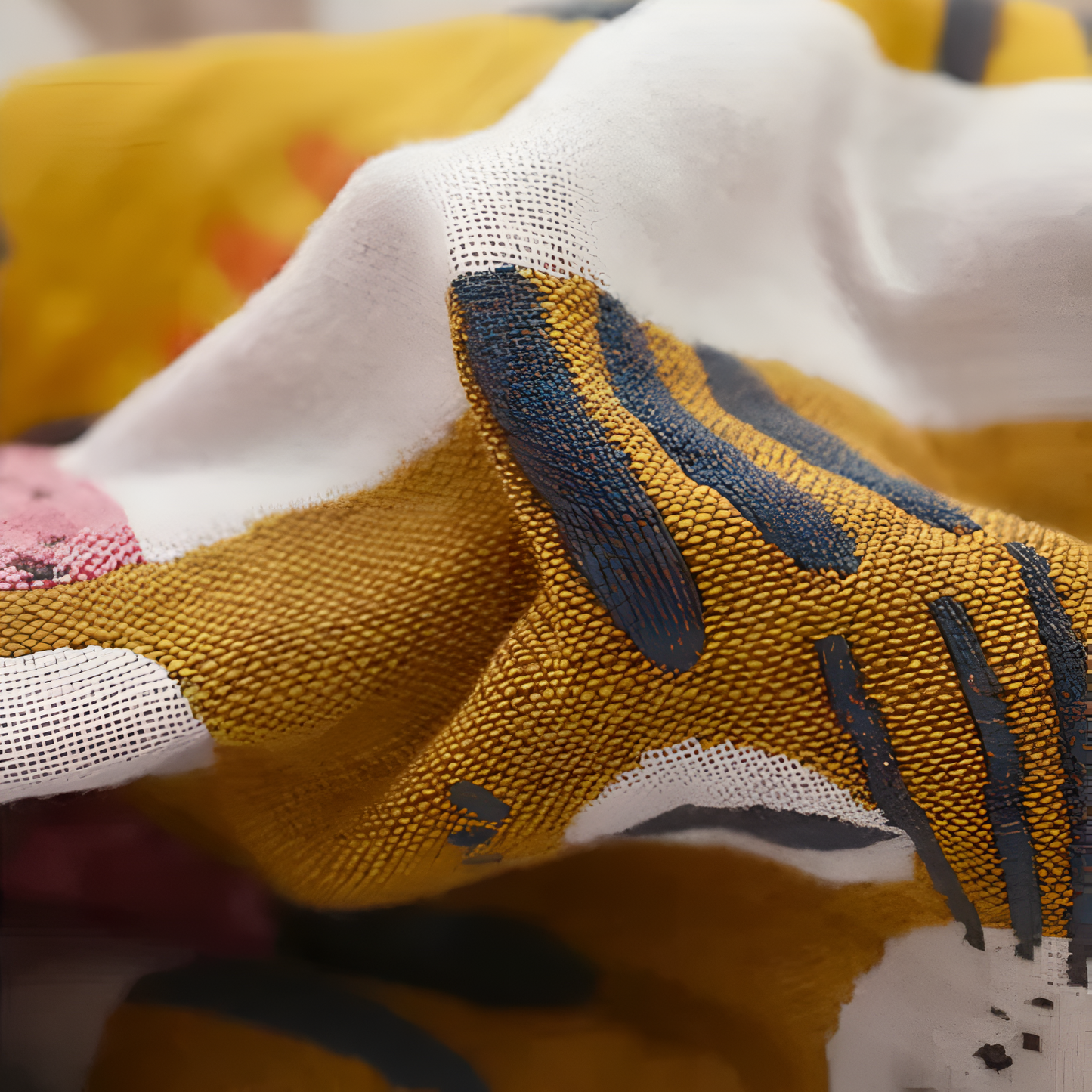 Cozy Cat Reversible Blanket - Soft Cat Print Throw for Home Decor