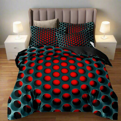 Cosmic Vortex 3-Piece Quilt Cover Set | Bedding Set for Bedroom Decor