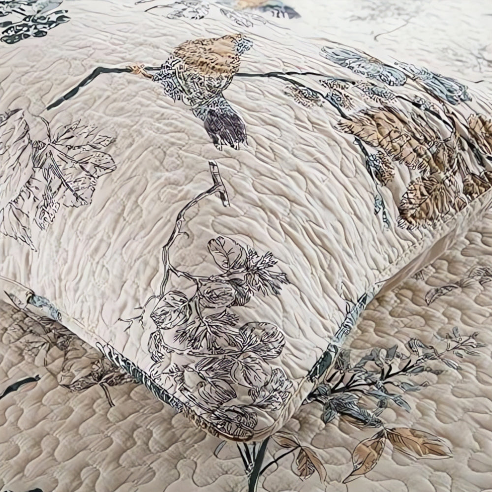 Luxuriöses Blumenbettwäsche-Set - Elegante Bettdecke für die Wohnkultur