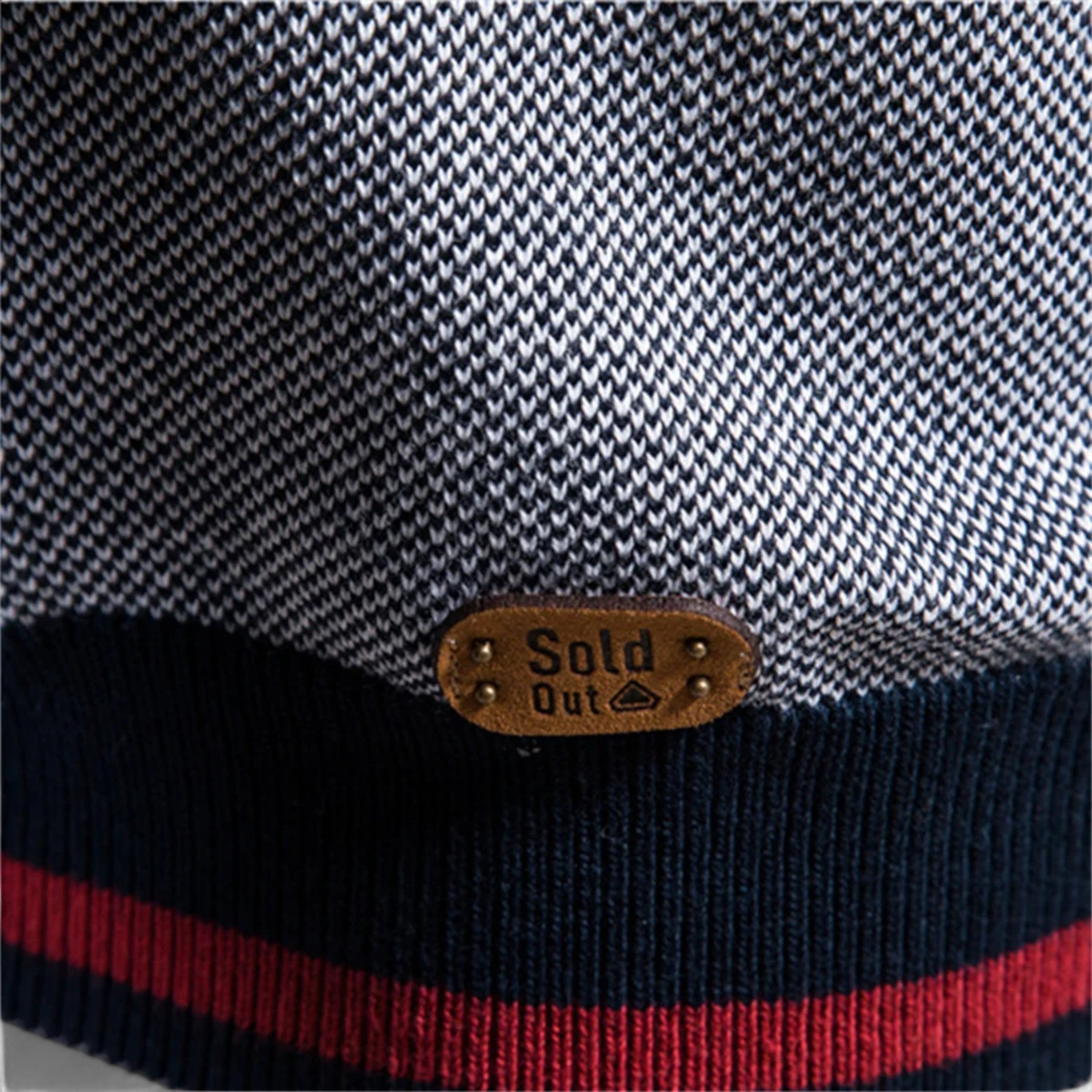 Dorevelle Herren Mit Reißverschluss Baumwollpullover