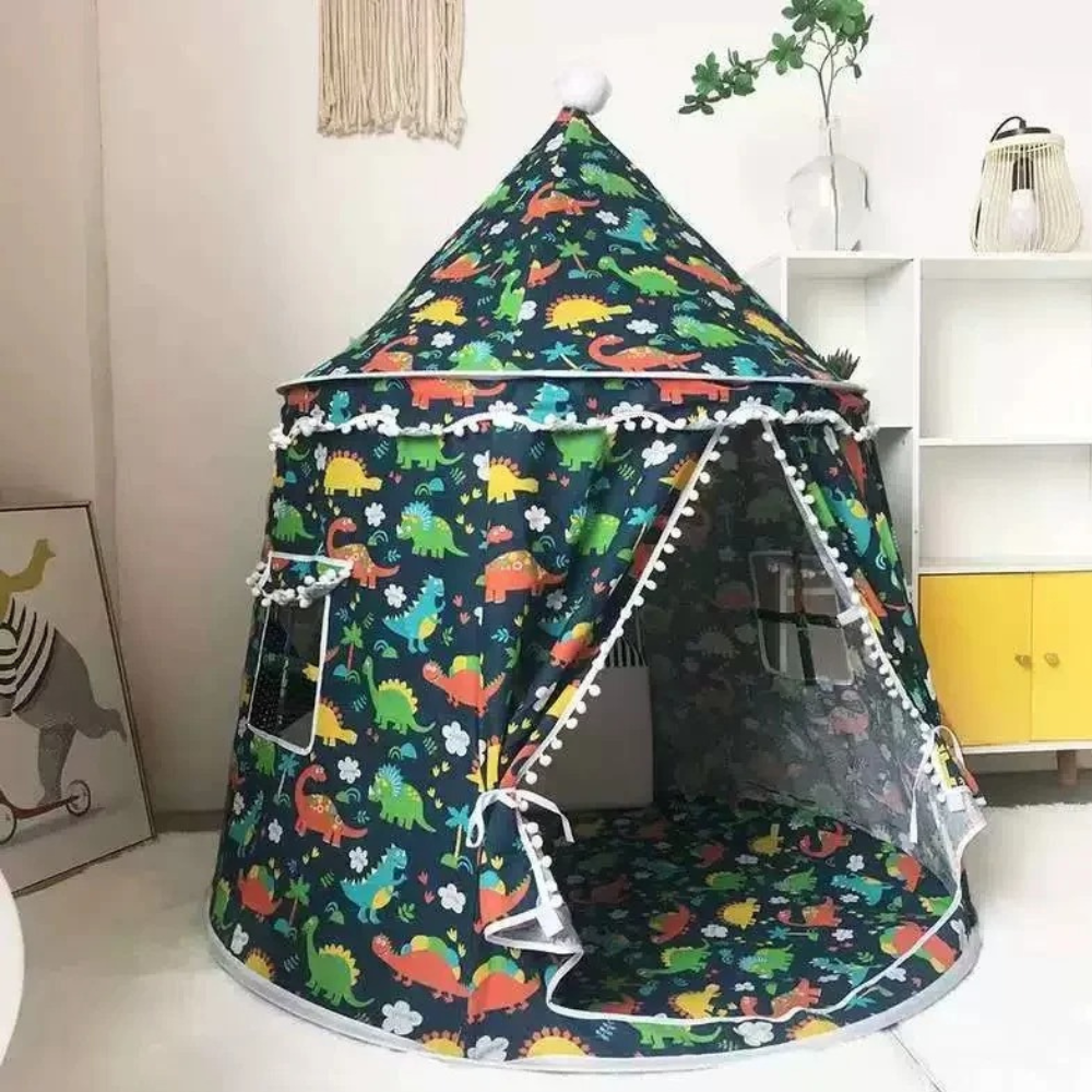 Kids' Indoor Princess Teepee Play Tent, 110 × 125 cm