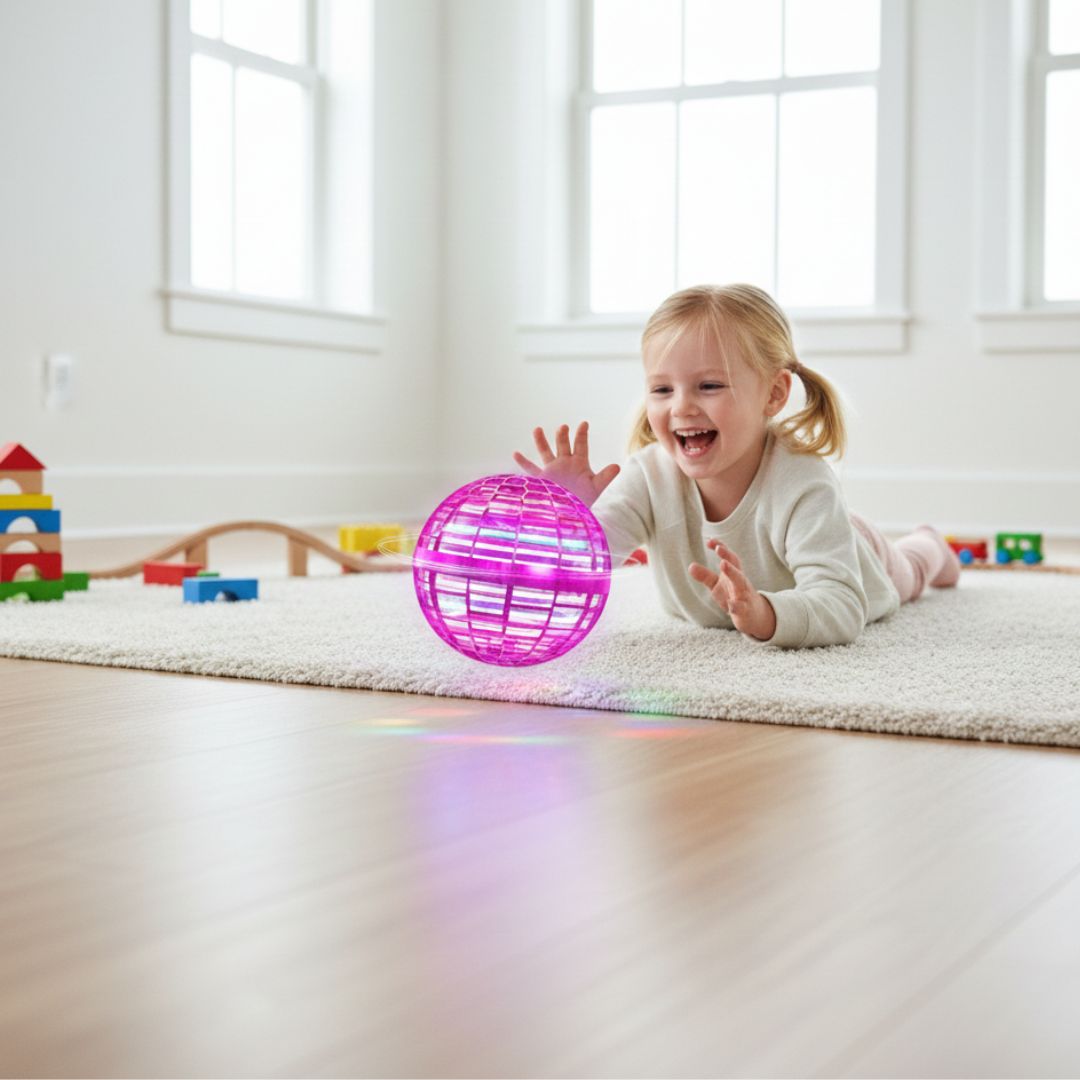 Kids' LED Hover Ball with Soft Foam Bumper