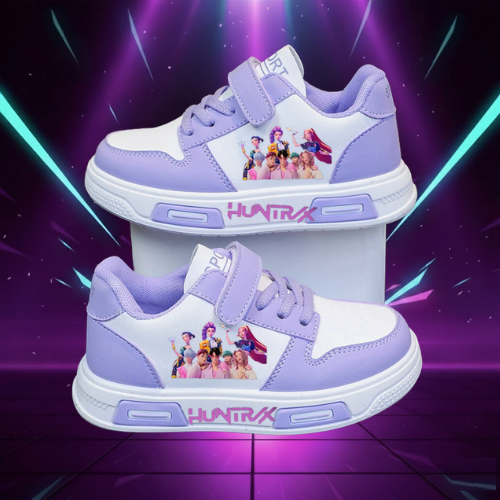 Kids' Colourful K-Pop Style Trainers