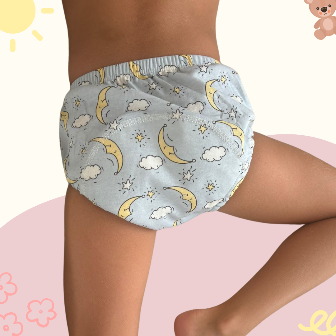 Toddler Reusable Potty-Training Pants with Absorbent Layers