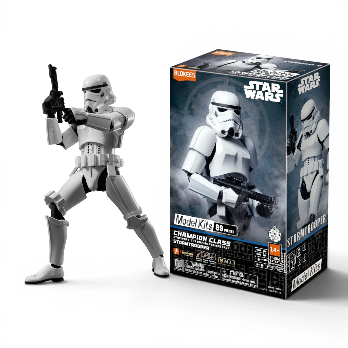 Stormtrooper Articulated Model Kit - Blokees
